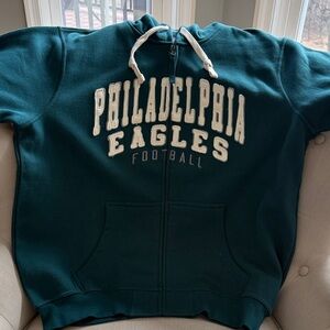 NFL Philadelphia Eagles Teal Full-Zip Hoodie